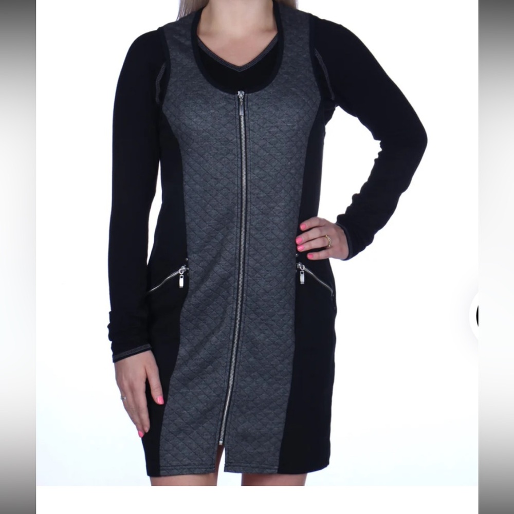 Laurahlavac zip up quilted dress size small NWT - Picture 3 of 7